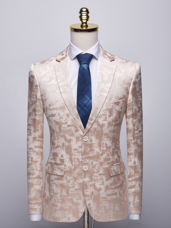 Men's Slim Fit Two Piece Business Suit