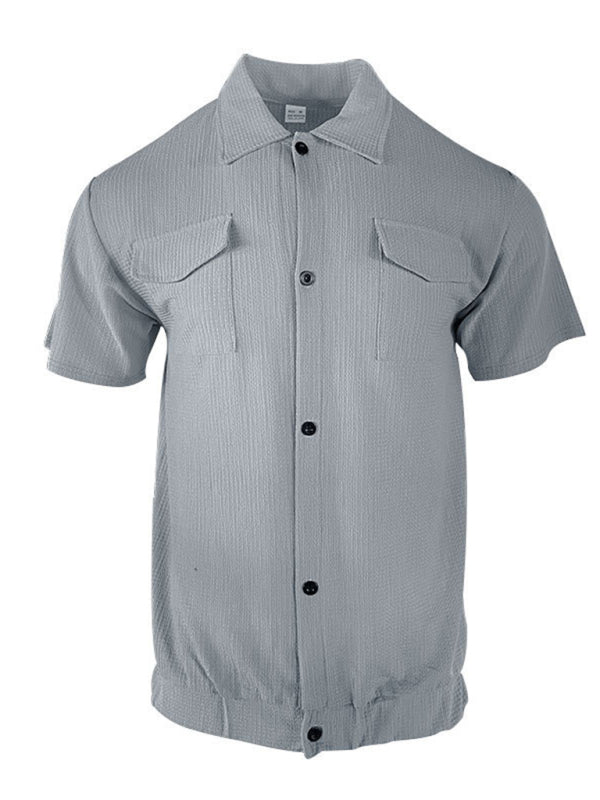Men's Cardigan Casual Shirt