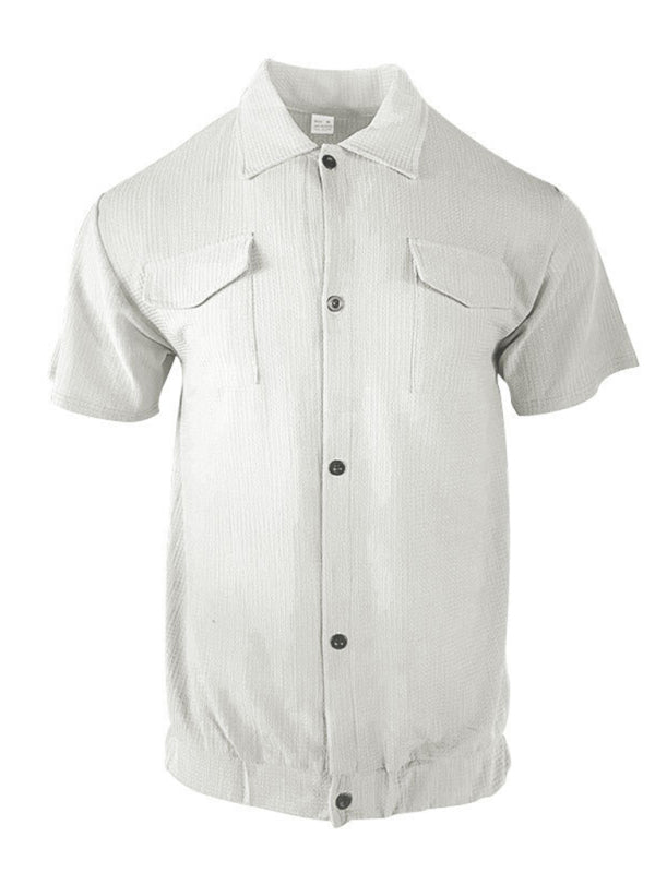 Men's Cardigan Casual Shirt
