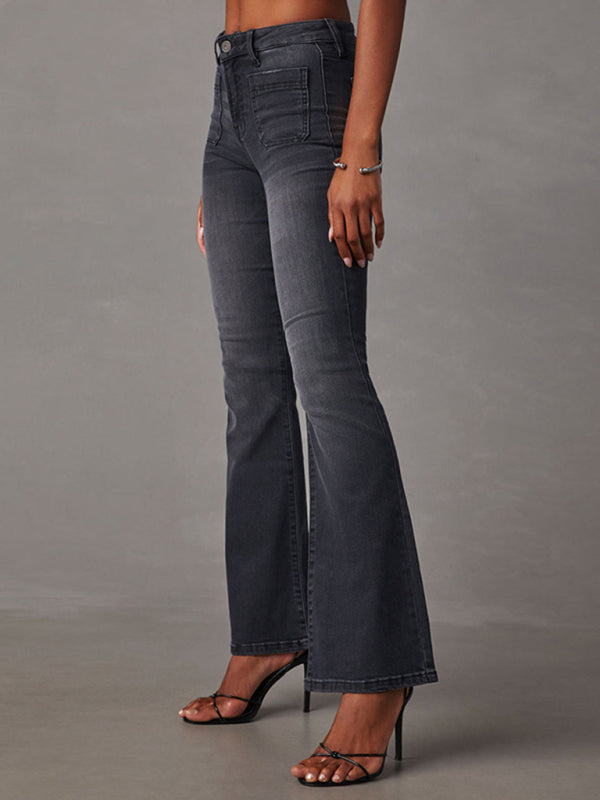 Women's Retro Micro Flared Jeans