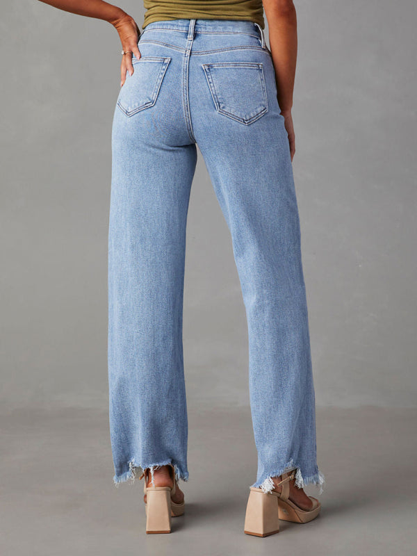 Ladies Straight Jeans