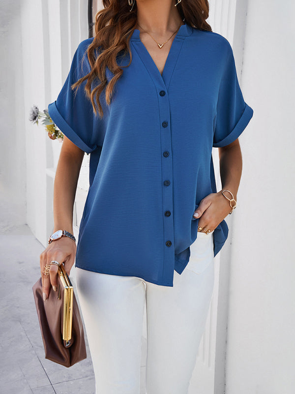 Spring and Summer Collared Shirt