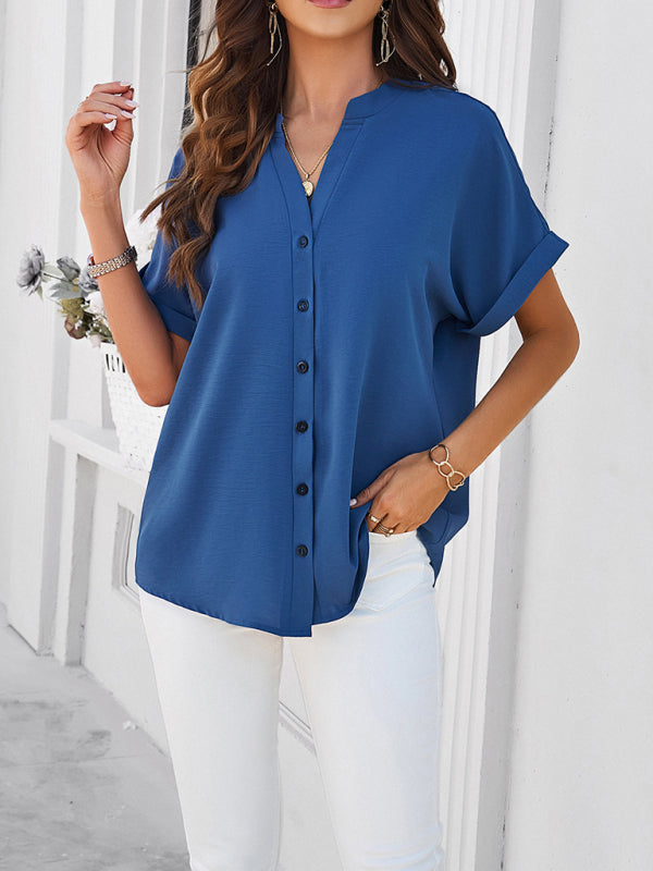 Spring and Summer Collared Shirt